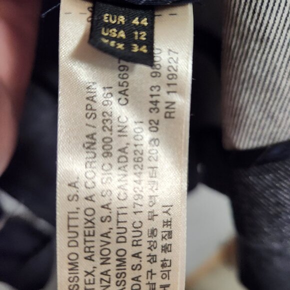 Massimo Dutti Women's Italian Blue Blazer 12 - Picture 5 of 9